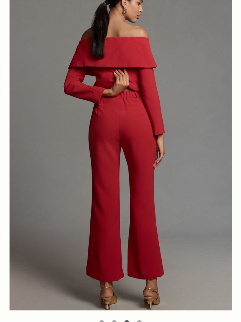 Anthropologie Extro&Vert Freja Flare Trousers